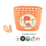 Kids Bike Basket for Boy Girl Front Bicylcles Handlebars Waterproof Basket with Fastens Strap.