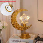 Ramadan Moon Led Light 2026 Eid Mubarak Decoration Metal Lamp