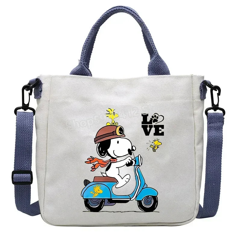 Snoopy Handbag Cartoon Children's Shoulder Bag Boys Girls.