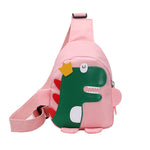 Cute Dinosaur Kids Backpack Girls Boys Sling Bag Kids Bag Child Waist Bag.