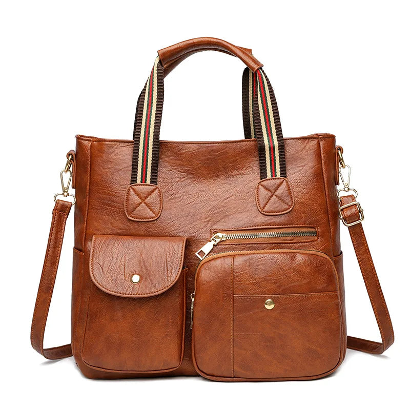 Women's Handbag Women's Shoulder, Fashion Purse Vintage Leather Bag.