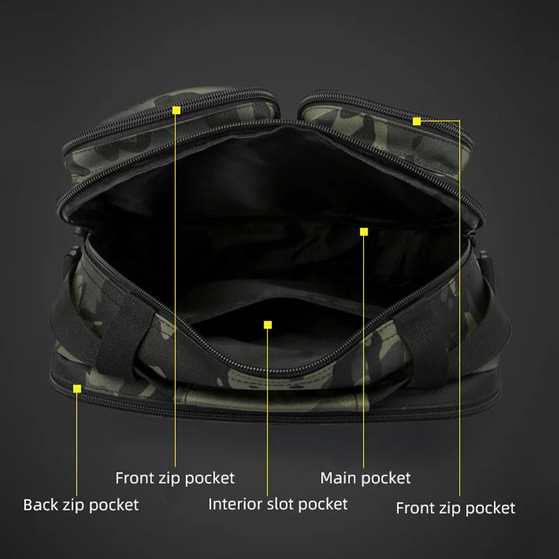 Trekking Tactical Handbags Shoulder Bag Camping for Men.