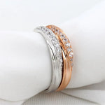 Engagement Wedding Rings For Women Promise Dainty Ring Fashion Jewellry