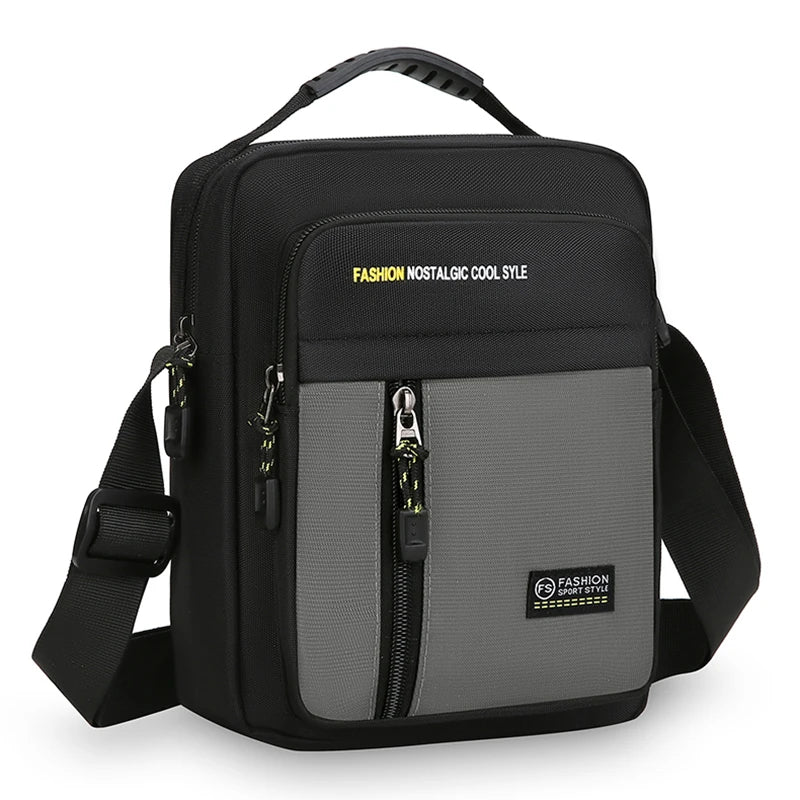 Men Crossbody Bag Single Shoulder Bags Big Capacity Storage Bag.