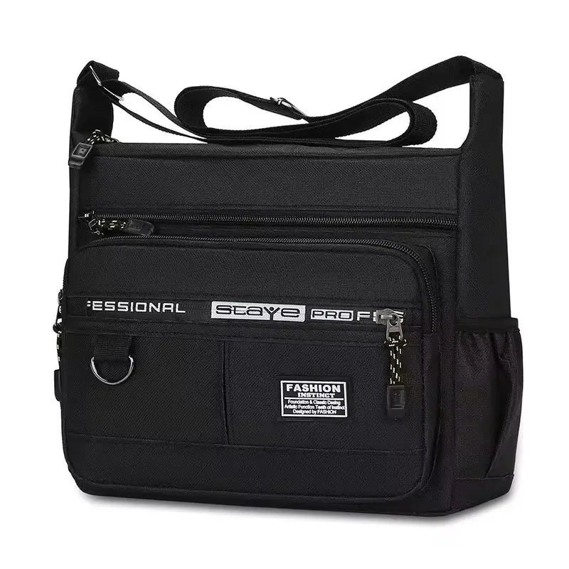 Men Single Shoulder Fashion Collect Storage bag.