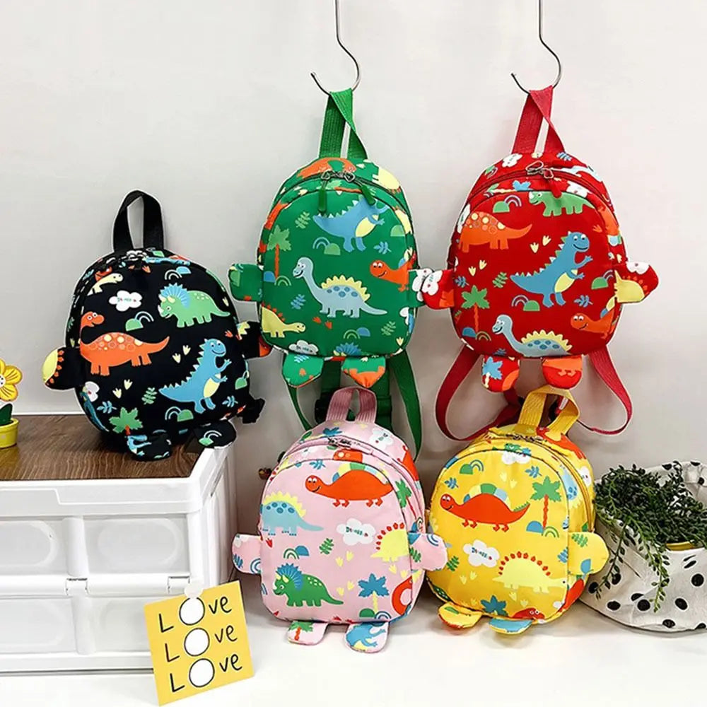 Children Schoolbag Kids Backpacks Kindergarten Animal Cartoon Dinosaur Nylon Backpack for Boy & Girl.
