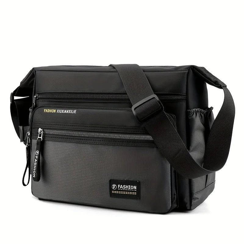 Multifunctional Crossbody Bags for Men, Nylon Waterproof Shoulder Bag, Luxury Design