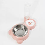 Pet Water Dispenser for Cats and Dogs, automatic Water Storage Pet Food Bowl