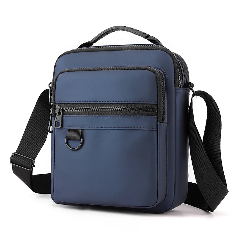 Messenger Sling Bags for Men Casual Oxford Small Zipper Crossbody Pouch.