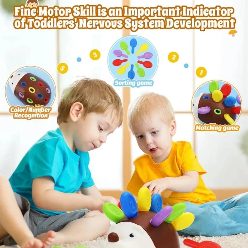 Sensory Hedgehog Toddler Fine Motor Toys