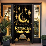 Eid Mubarak Decoration 2026 Hanging Flag Ramadan For Home Door Islamic Muslim Party Decor Ramadan Kareem Banner Eid Al-Fitr Gift