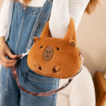 Sweet Capybara Handbags For Girls Lovely Kids Crossbody Bag Children Gift Little Girl Small Purse.