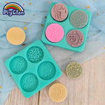 Ramadan Silicone Mold Muslim Arabic Script Moon Fondant Cake Decorating Tools Biscuit Dessert Sugar Craft Chocolate Baking Mould