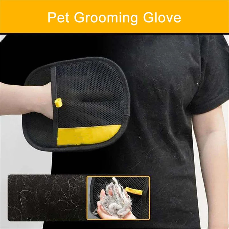 Pet Hair Cleaning And Collection Gloves Double-sided Multi-functional Beauty Glove Tool