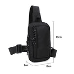 Men Chest Bag Mens Shoulder Body Bag Oxford Fashion Man Side Sling Crossbody Bag.