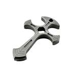 Fashion Jewelry Cross Necklace With Chain Outdoor Men EDC Gear Boy Gadget Tactical SelfDefense Women Multi-Tools