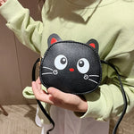 Cartoon Kids Bag Fashion Cute Cat Crossbody Bag Coin Wallet Lovely Hand Bags For Boys And Girls.