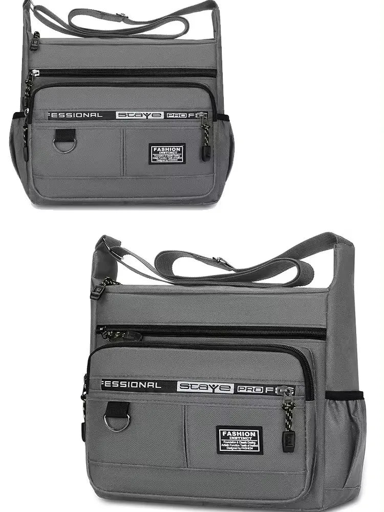 Men Single Shoulder Fashion Collect Storage bag.