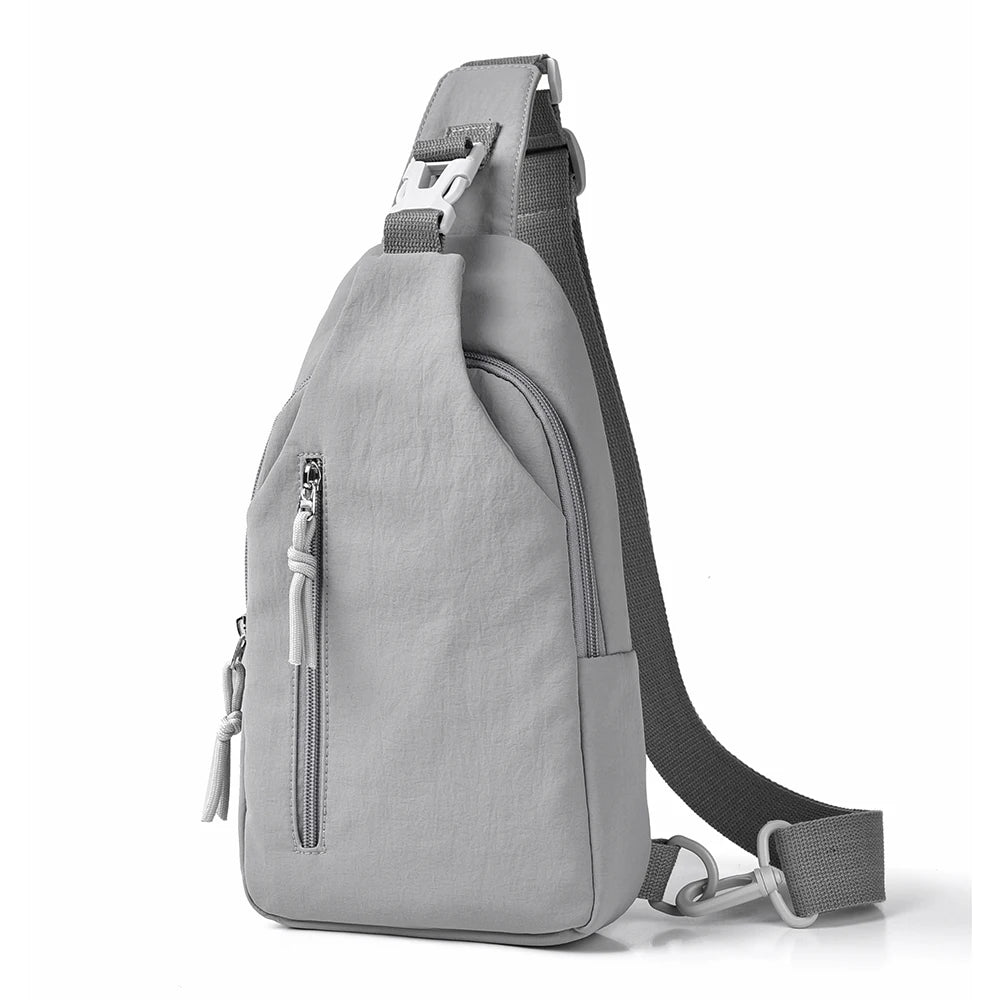 Men's casual messenger bag-multifunctional chest bag.