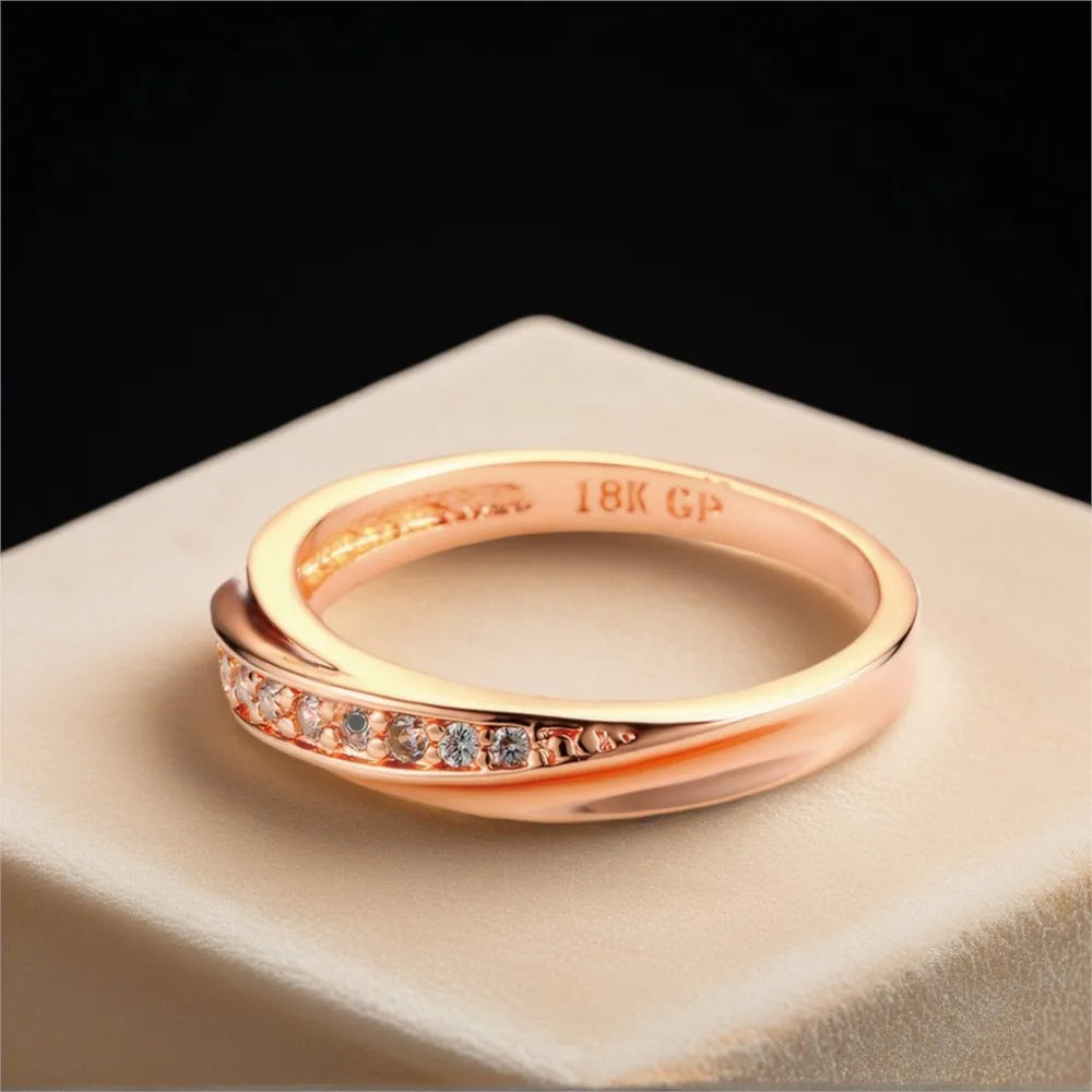 Engagement Wedding Rings For Women Promise Dainty Ring Fashion Jewellry