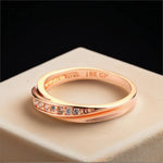 Engagement Wedding Rings For Women Promise Dainty Ring Fashion Jewellry