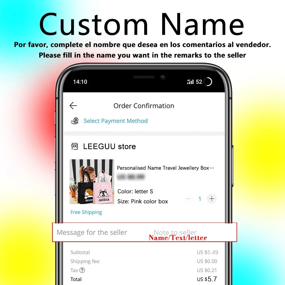 Personalized Kids Library Tote Bags Homeschool Cute Animal with Name Reading Books Bag.