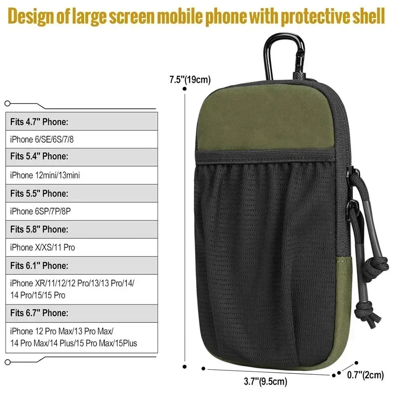 Men's Chest Bag Fashionable Casual Phone Wallet Outdor Sports Tourism Cycling Multi-functional Male's Shoulder Bags