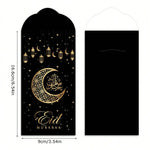 6pcs/18pcs Eid Mubarak Cash Envelopes Money Cards Ramadan Moon Decoration Eid Al-fitr Invitation Supplies