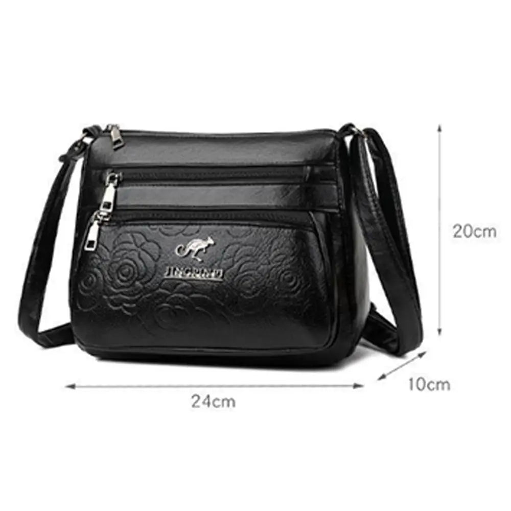 Women's Bag Middle-aged Mother's Fashion Multi-layer Bag