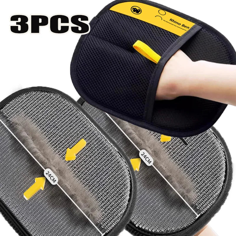 Pet Hair Cleaning And Collection Gloves Double-sided Multi-functional Beauty Glove Tool