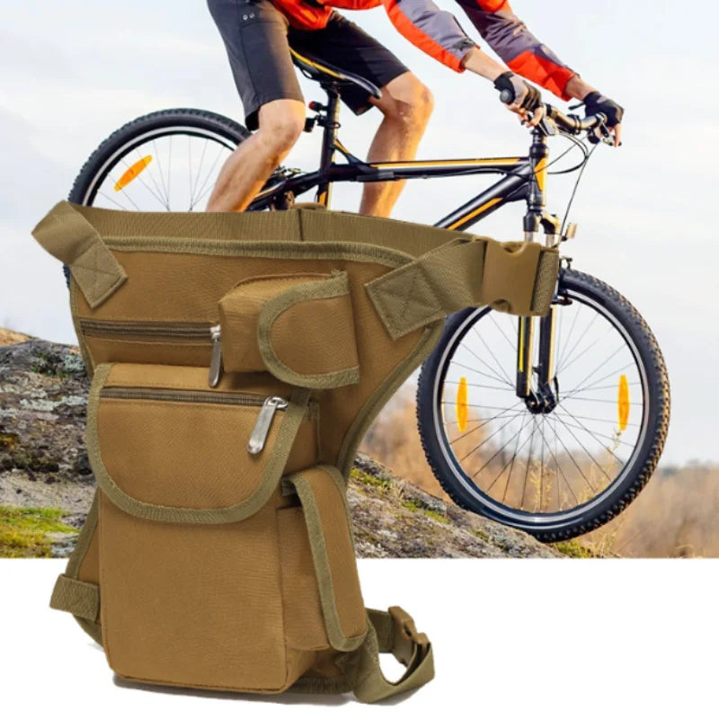 Men Canvas Drop Waist Bags Leg Pack Bag Men Belt Bicycle And Motorcycle Money Belt Fanny Pack For Work High Quality