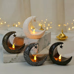 Ramadan Decoration LED Star Moon Candlestick Lamp