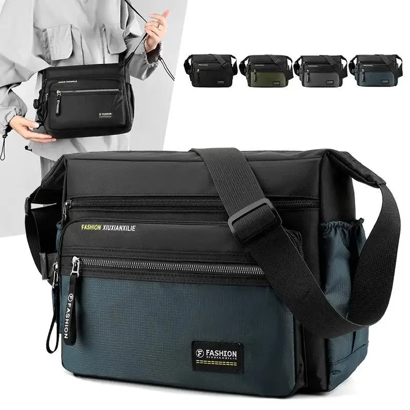 Men Crossbody Bags Male Nylon Shoulder Bags Boy Messenger Bags.