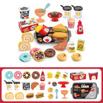 Children's kitchen food, toy sets