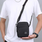 Men's bag suitable for daily use during school. Made of nylon material.