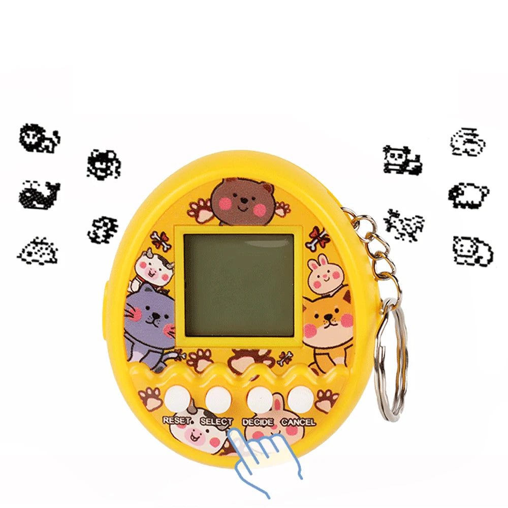 Electronic Pets Game Toys Virtual Tamagotchi in Russian Original German Spanish Polish Digital Animals Toys For Kids