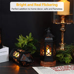 Retro Mini Lantern Black Tea Light Decorative For Ramadan