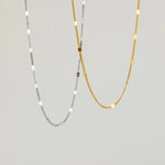 S925 Sterling Silver Necklaces For Women Simple Chain Fashion Minimalist Pendant Sparkling Birthday Gift