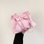 Fashion Bow Handlebags For Women Shoulder Bags Leisure Armpit Bag Shopping Versatile Bags.