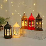Ramadan Decoration LED Star Moon Candlestick Lamp