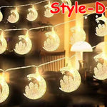 Ramadan Decoration Star Moon String Lights Eid Mubarak Tabletop