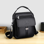 New Men's Handbag Trendy Casual Crossbody Shoulder Waterproof High-quality Leather Bags.