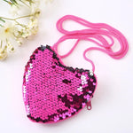Decorative Kids Tote Bag Heart/Round Shape Shoulder HandBags Kids Coin Purse Bag.