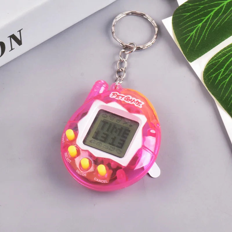 Transparent Electronic Pets Nostalgic 168 Pets In One Virtual Cyber Digital Nostalgic Funny Toys Pixel Funny Play
