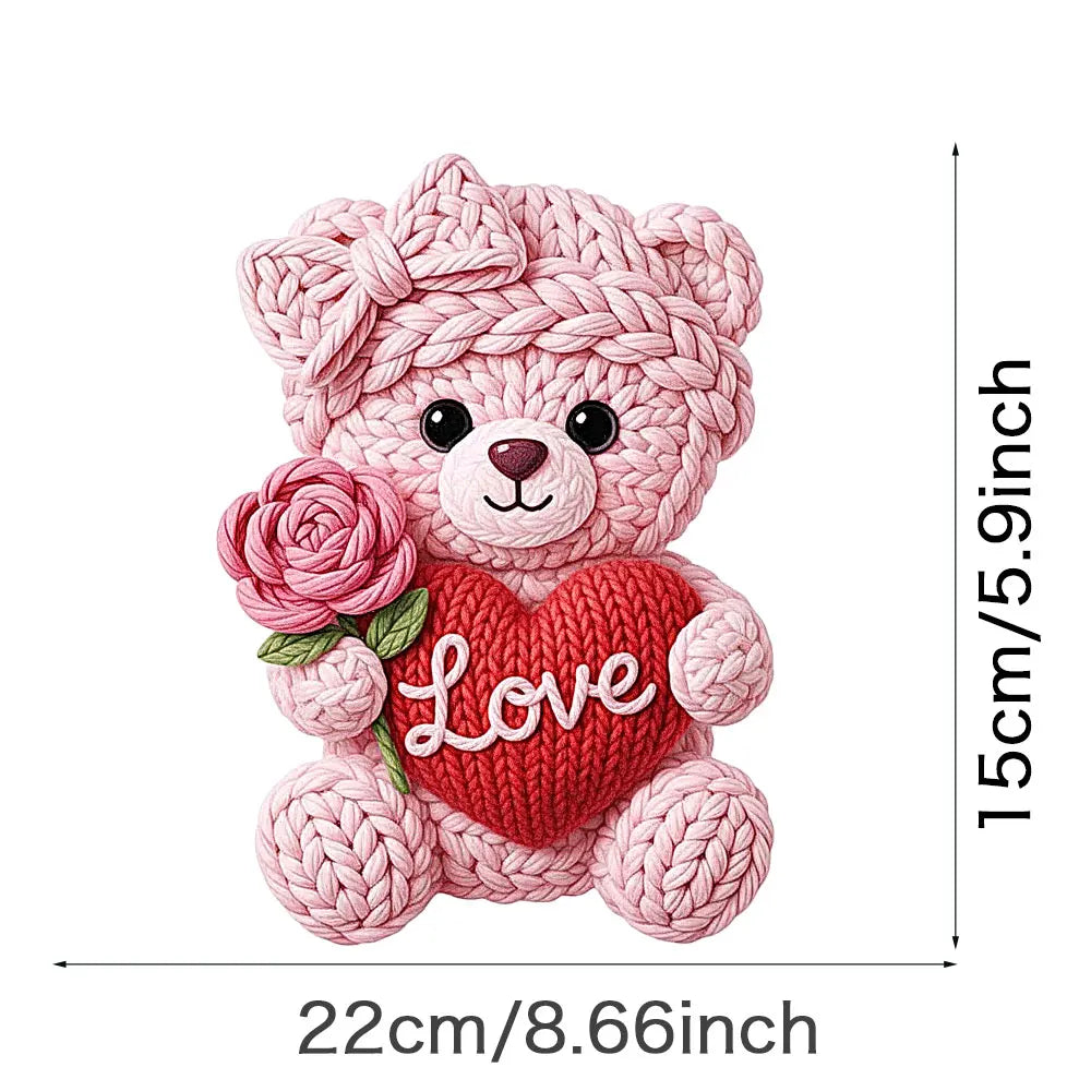 XOXO Valentine Bear Heat Transfer DIY Love Valentine's Day