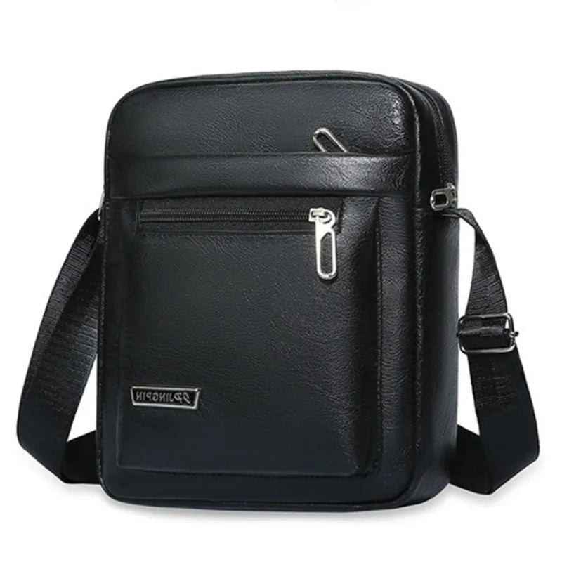 Men Crossbody Shoulder Bags Waterproof Vintage Men Handbags Large Capacity.