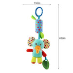 Baby Stroller, Hanging Bell, Plush, Baby color label