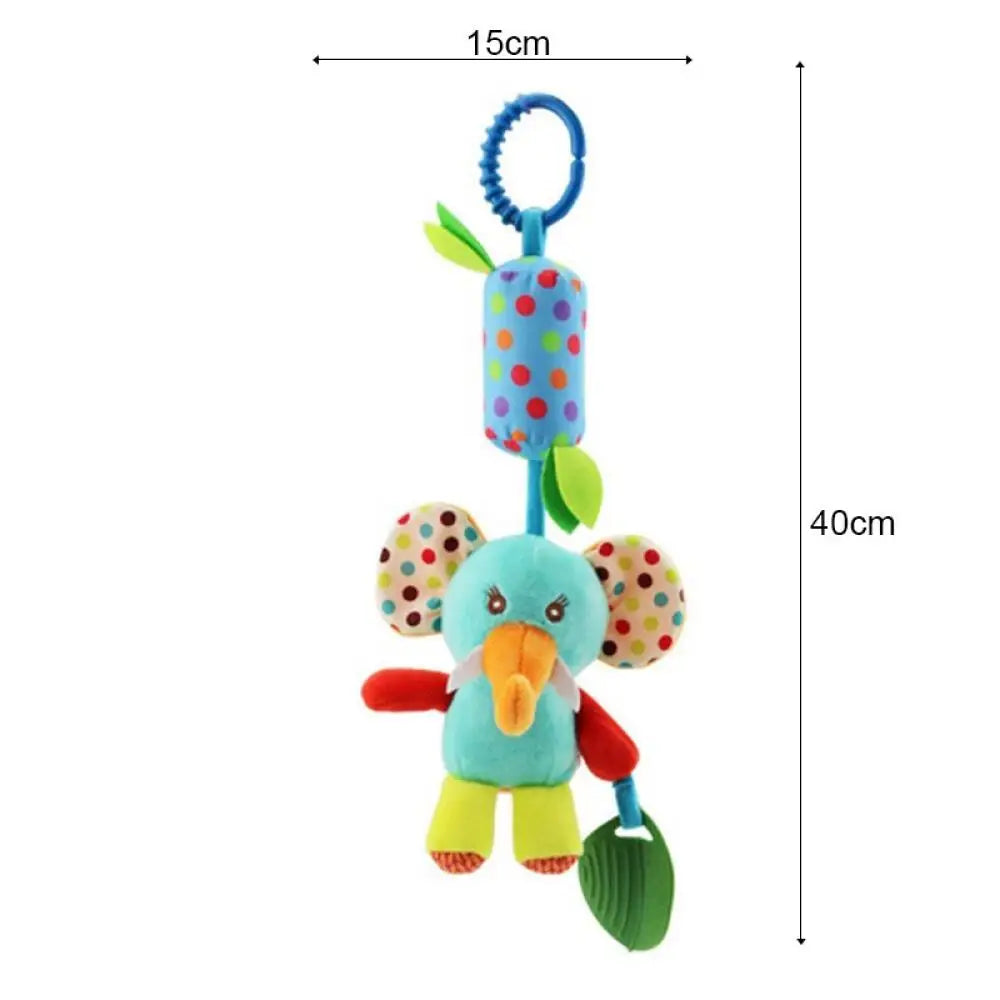 Baby Stroller, Hanging Bell, Plush, Baby color label