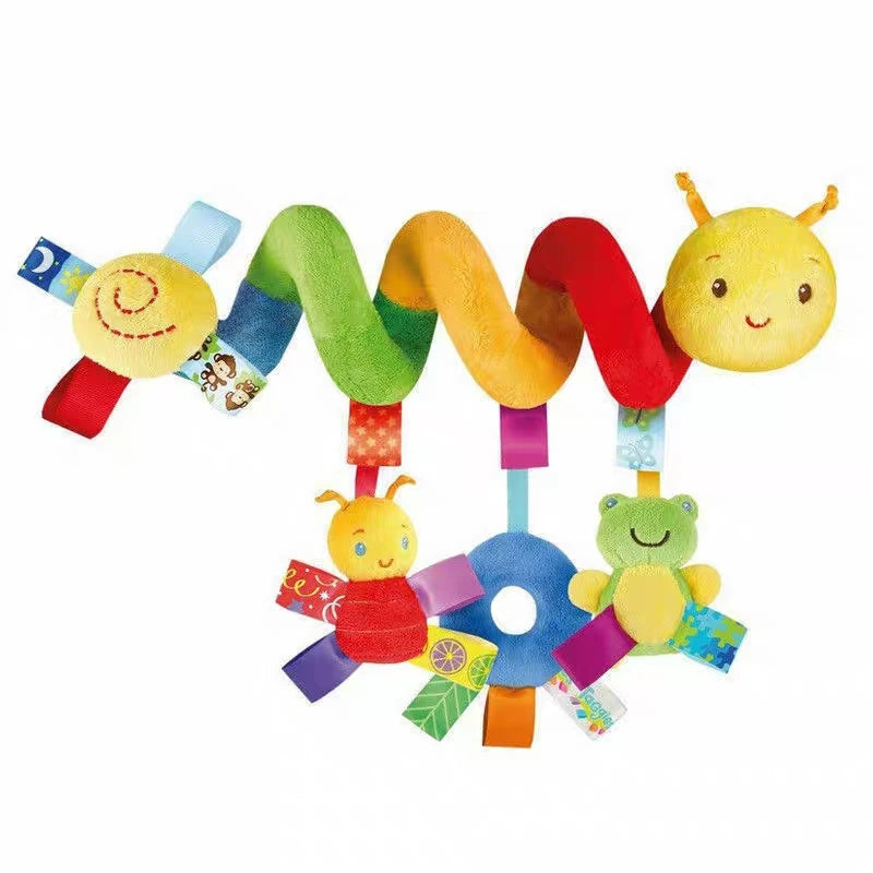 Baby Stroller, Hanging Bell, Plush, Baby color label