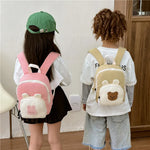 Korean Canvas Kids Backpack Kawaii Children's Handbags for Girls and Boys.